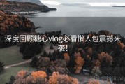 深度回顾糖心vlog必看懒人包震撼来袭！