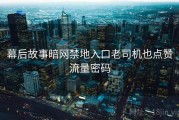 幕后故事暗网禁地入口老司机也点赞流量密码