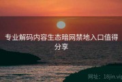 专业解码内容生态暗网禁地入口值得分享
