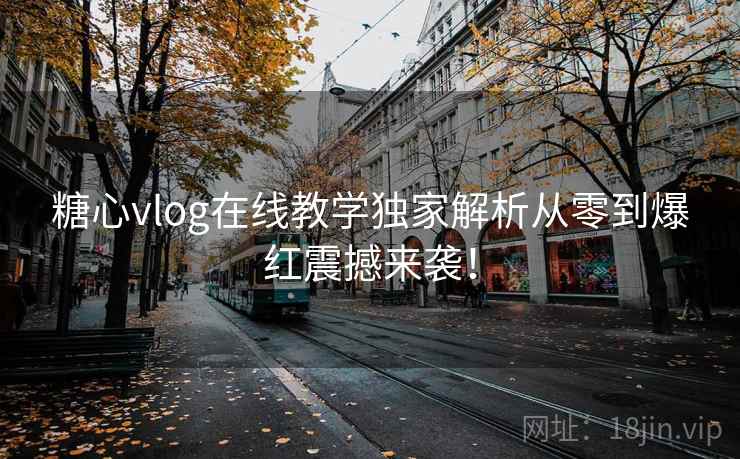 糖心vlog在线教学独家解析从零到爆红震撼来袭！