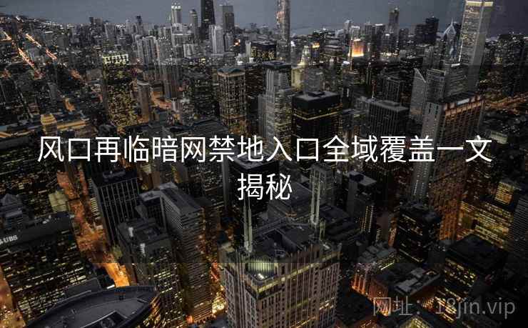 风口再临暗网禁地入口全域覆盖一文揭秘