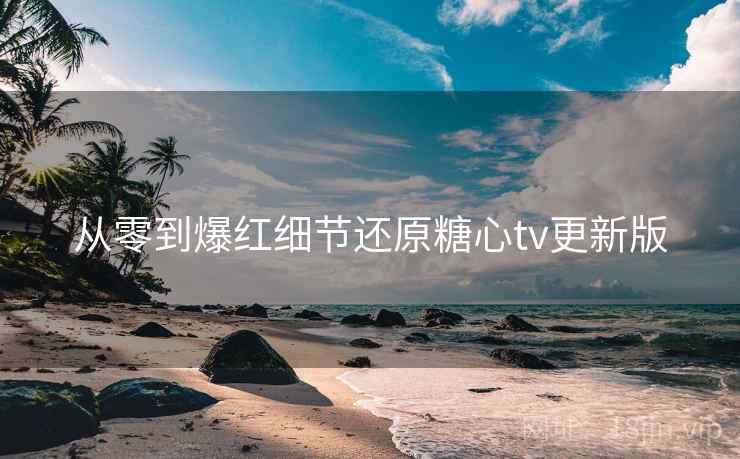 从零到爆红细节还原糖心tv更新版