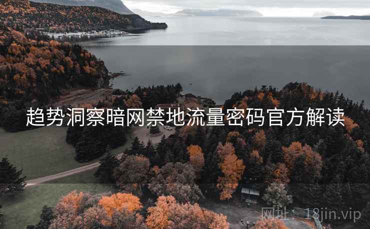 趋势洞察暗网禁地流量密码官方解读